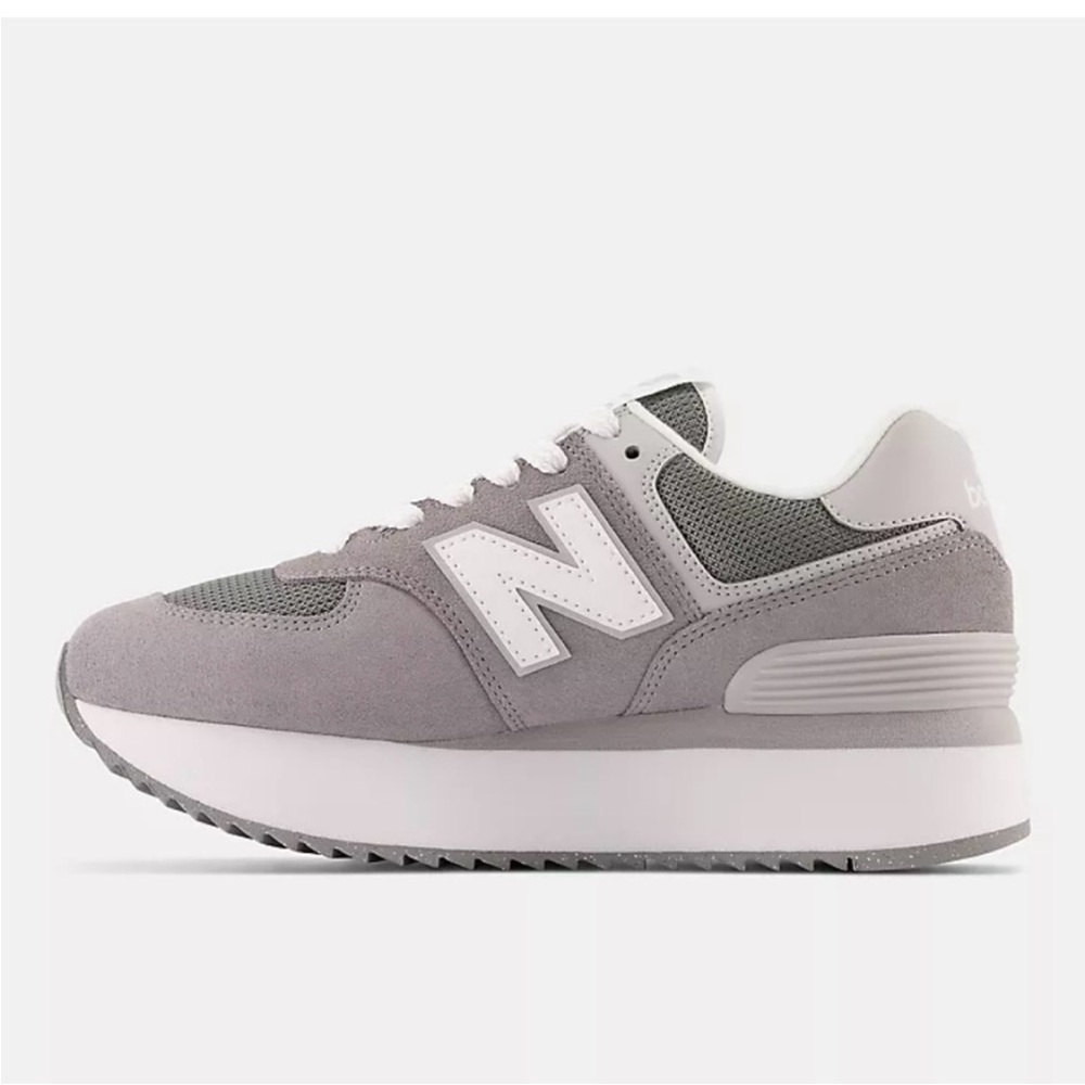 New Balance 574+ grey sneakers size 8.5 - Picture 8 of 10
